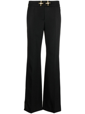 

Tap-detail wool trousers, Moschino Tap-detail wool trousers