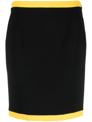 

Stripe-detail high-waisted skirt, Moschino Stripe-detail high-waisted skirt