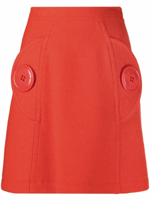 

Flap pockets A-line skirt, Moschino Flap pockets A-line skirt