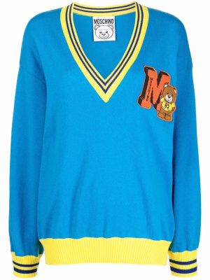 

Teddy bear patch jumper, Moschino Teddy bear patch jumper
