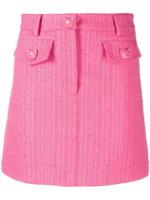 

High-waisted tweed skirt, Moschino High-waisted tweed skirt