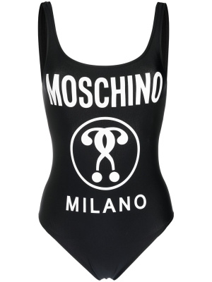 

Logo-print swimsuit, Moschino Logo-print swimsuit