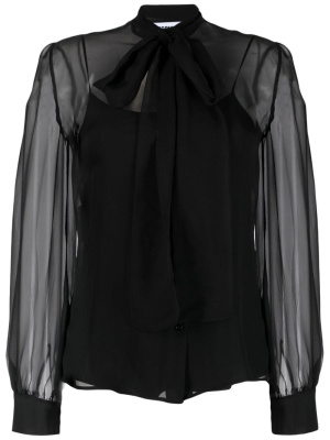 

Semi-sheer silk blouse, Moschino Semi-sheer silk blouse