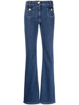 

High-rise flared jeans, Moschino High-rise flared jeans