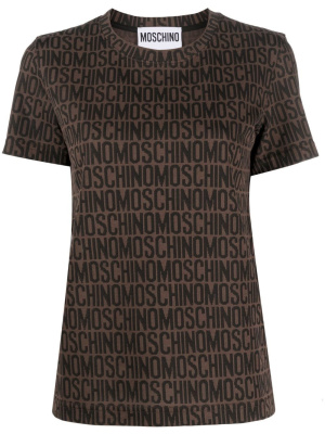 

Logo-print short-sleeve T-shirt, Moschino Logo-print short-sleeve T-shirt