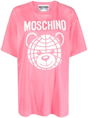

Teddy Bear logo-print T-shirt, Moschino Teddy Bear logo-print T-shirt