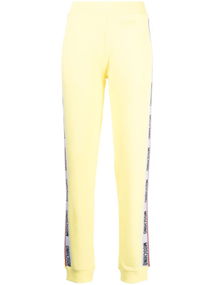 

Embossed-logo jersey trousers, Moschino Embossed-logo jersey trousers