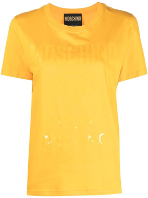 

Logo-print detail T-shirt, Moschino Logo-print detail T-shirt