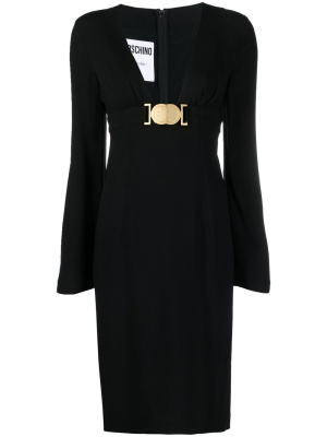 

Smiley-face detail dress, Moschino Smiley-face detail dress