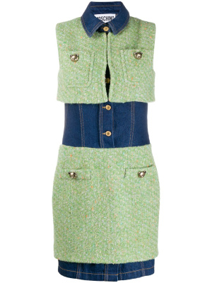 

Panelled fitted dress, Moschino Panelled fitted dress