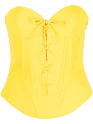 

Lace-up detail bustier top, Moschino Lace-up detail bustier top