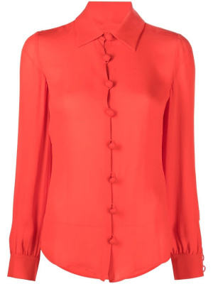 

Long-sleeves silk blouse, Moschino Long-sleeves silk blouse