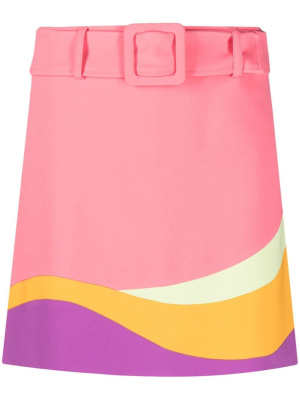 

Colour-block A-Line skirt, Moschino Colour-block A-Line skirt