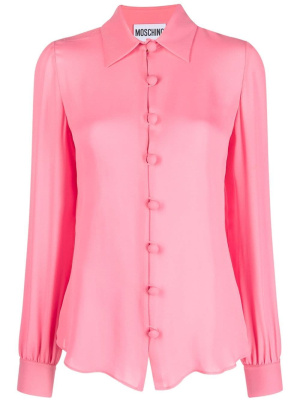 

Button-up silk shirt, Moschino Button-up silk shirt