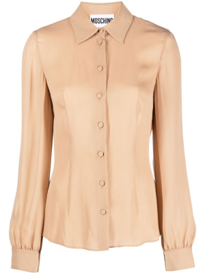 

Long-sleeve silk shirt, Moschino Long-sleeve silk shirt