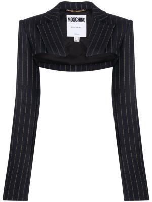 

Cropped pinstripe jacket, Moschino Cropped pinstripe jacket