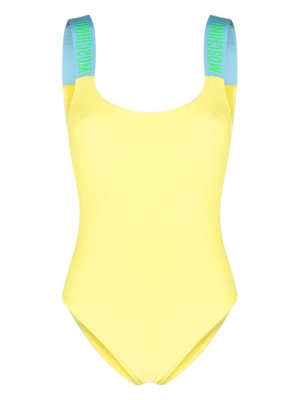 

Colour-block panelled swimsuit, Moschino Colour-block panelled swimsuit