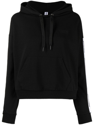 

Side logo-print hoodie, Moschino Side logo-print hoodie