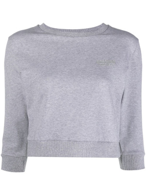 

Logo-tape detail sweater, Moschino Logo-tape detail sweater
