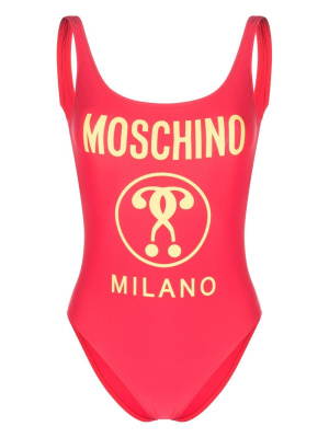 

Logo-print swimsuit, Moschino Logo-print swimsuit