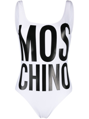 

Logo-print swimsuit, Moschino Logo-print swimsuit