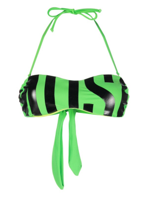 

Logo-print bikini top, Moschino Logo-print bikini top