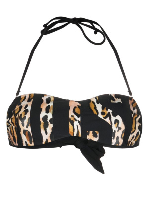 

Cheetah-print bikini top, Moschino Cheetah-print bikini top