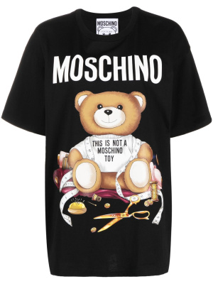 

Oversized teddy bear-print T-shirt, Moschino Oversized teddy bear-print T-shirt