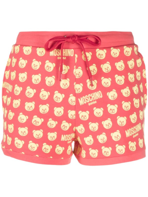 

Logo-print drawstring shorts, Moschino Logo-print drawstring shorts