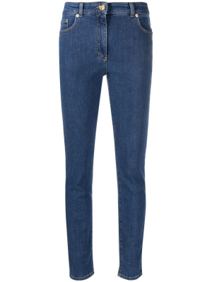 

Teddy Bear-detail slim-fit jeans, Moschino Teddy Bear-detail slim-fit jeans