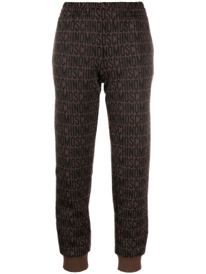 

Monogram-print joggers, Moschino Monogram-print joggers
