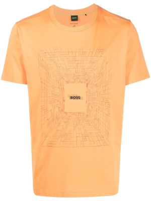 

Logo-print short-sleeve T-shirt, BOSS Logo-print short-sleeve T-shirt