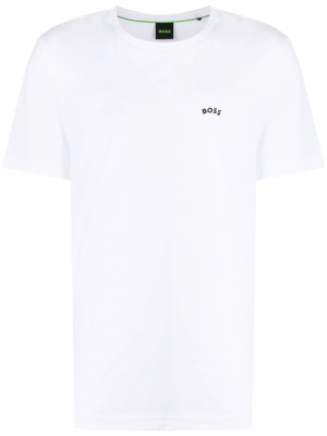 

Logo-embroidered short-sleeve T-shirt, BOSS Logo-embroidered short-sleeve T-shirt