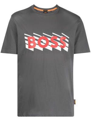 

Logo-print cotton T-shirt, BOSS Logo-print cotton T-shirt
