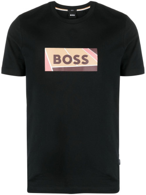 

Graphic logo-print T-shirt, BOSS Graphic logo-print T-shirt