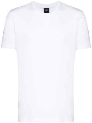 

Logo embroidered cotton T-shirt, BOSS Logo embroidered cotton T-shirt