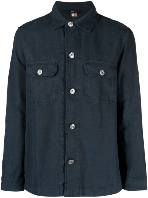 

Long-sleeved linen overshirt, BOSS Long-sleeved linen overshirt