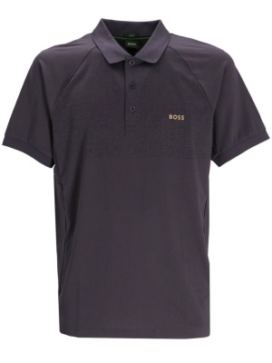 

Logo-print reflective polo shirt, BOSS Logo-print reflective polo shirt