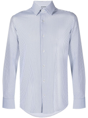 

Geometric-pattern long-sleeve shirt, BOSS Geometric-pattern long-sleeve shirt