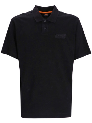 

Logo-patch cotton polo shirt, BOSS Logo-patch cotton polo shirt