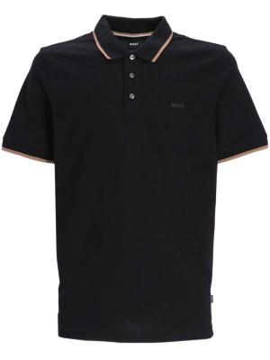 

Logo-embossed cotton polo shirt, BOSS Logo-embossed cotton polo shirt