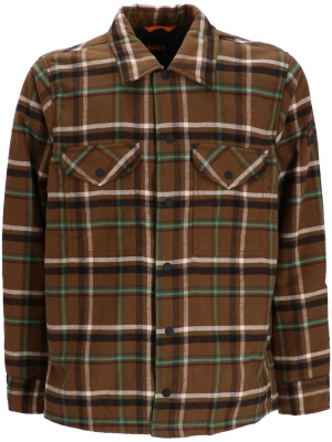 

Plaid-print cotton padded overshirt, BOSS Plaid-print cotton padded overshirt