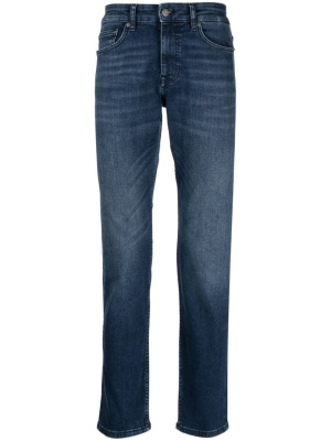 

Logo-patch slim-fit jeans, BOSS Logo-patch slim-fit jeans