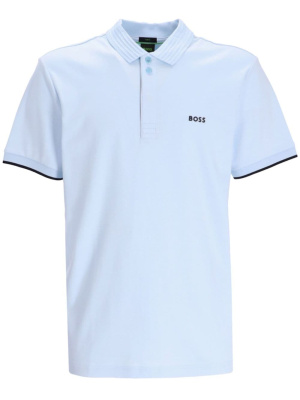 

Logo-print cotton polo shirt, BOSS Logo-print cotton polo shirt