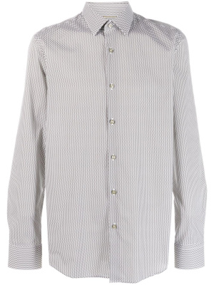 

Abstract-print cotton shirt, BOSS Abstract-print cotton shirt