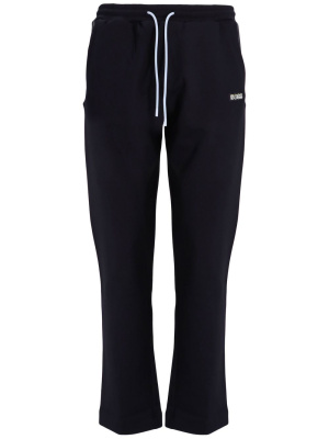 

Logo-patch drawstring track pants, BOSS Logo-patch drawstring track pants