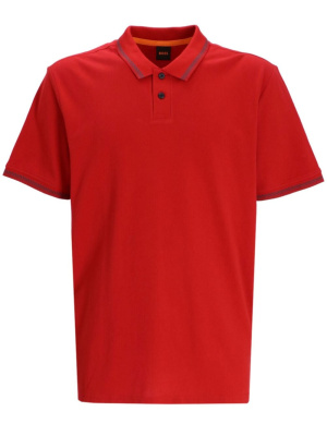 

Piqué short-sleeved polo shirt, BOSS Piqué short-sleeved polo shirt