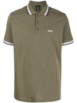 

Embroidered-logo cotton polo shirt, BOSS Embroidered-logo cotton polo shirt