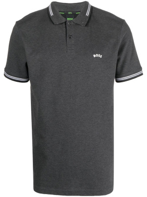 

Logo-print short-sleeve polo shirt, BOSS Logo-print short-sleeve polo shirt