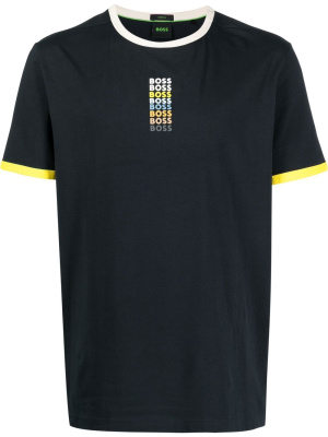 

Logo-print short-sleeve T-shirt, BOSS Logo-print short-sleeve T-shirt